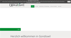Desktop Screenshot of gondiswil.ch